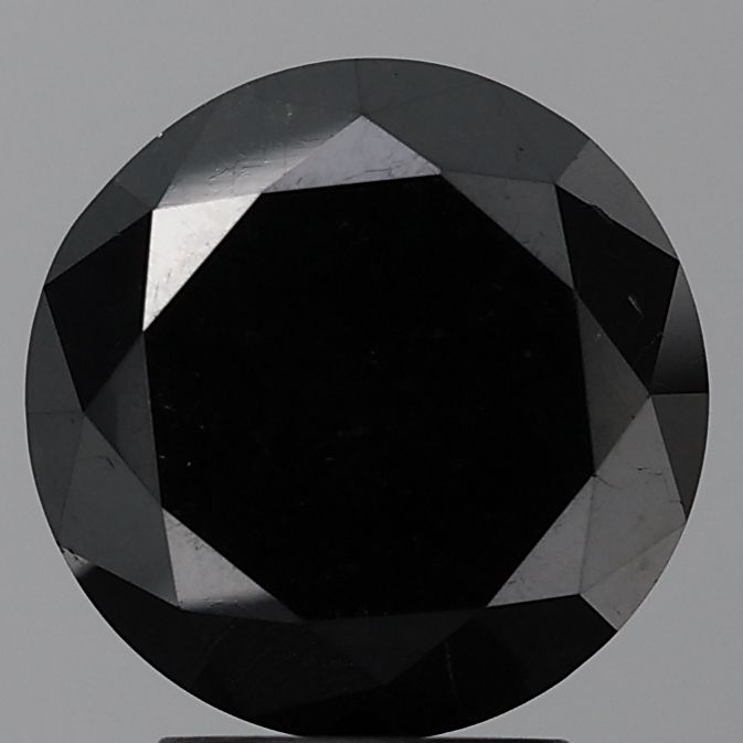 Round Black Natural Diamond 1.24ct VVS2 loose diamond