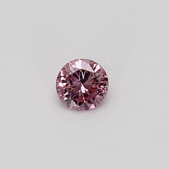 Round Fancy Pink Natural Diamond 0.12ct SI1 loose diamond