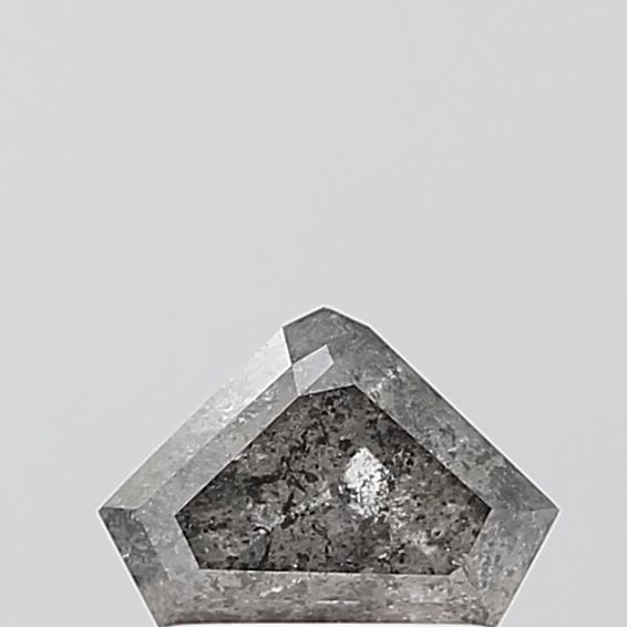Trilliant Salt And Pepper Natural Diamond 1.02ct VVS2 loose diamond