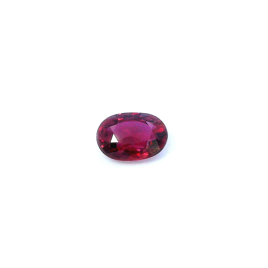 Oval Red Ruby 0.66ct loose gemstone