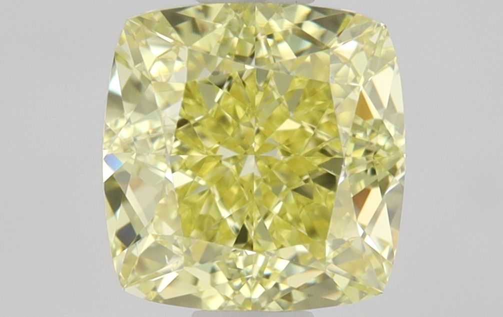 Cushion Fancy Yellow Natural Diamond 1.01ct VVS2 loose diamond