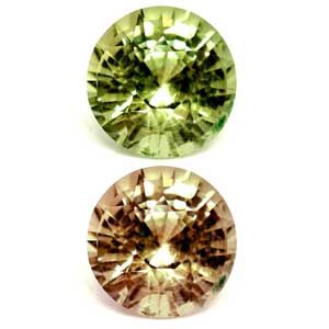 Round Green Alexandrite 0.41ct loose gemstone