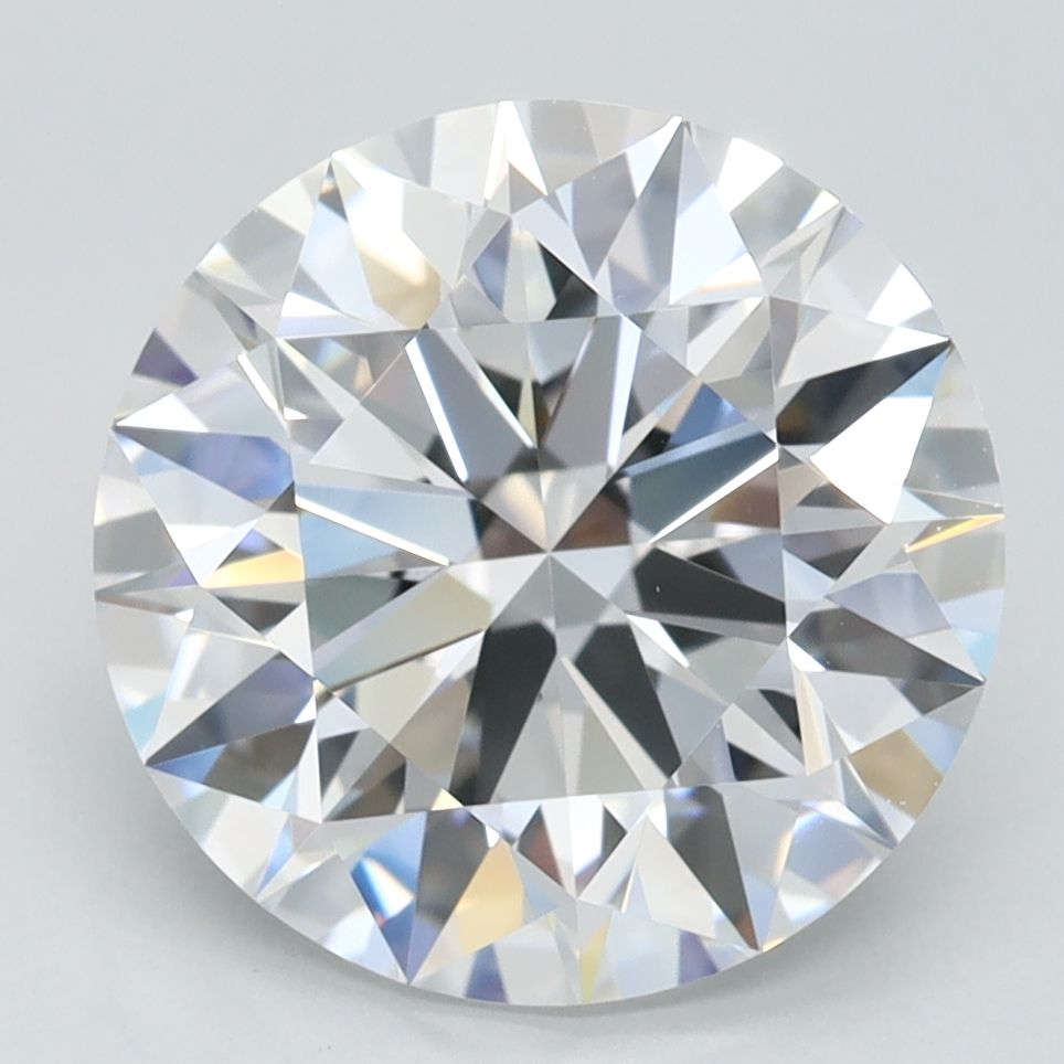 Round Lab-Grown Diamond 3.40ct D IF
