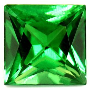 Square Green Garnet 0.65ct loose gemstone