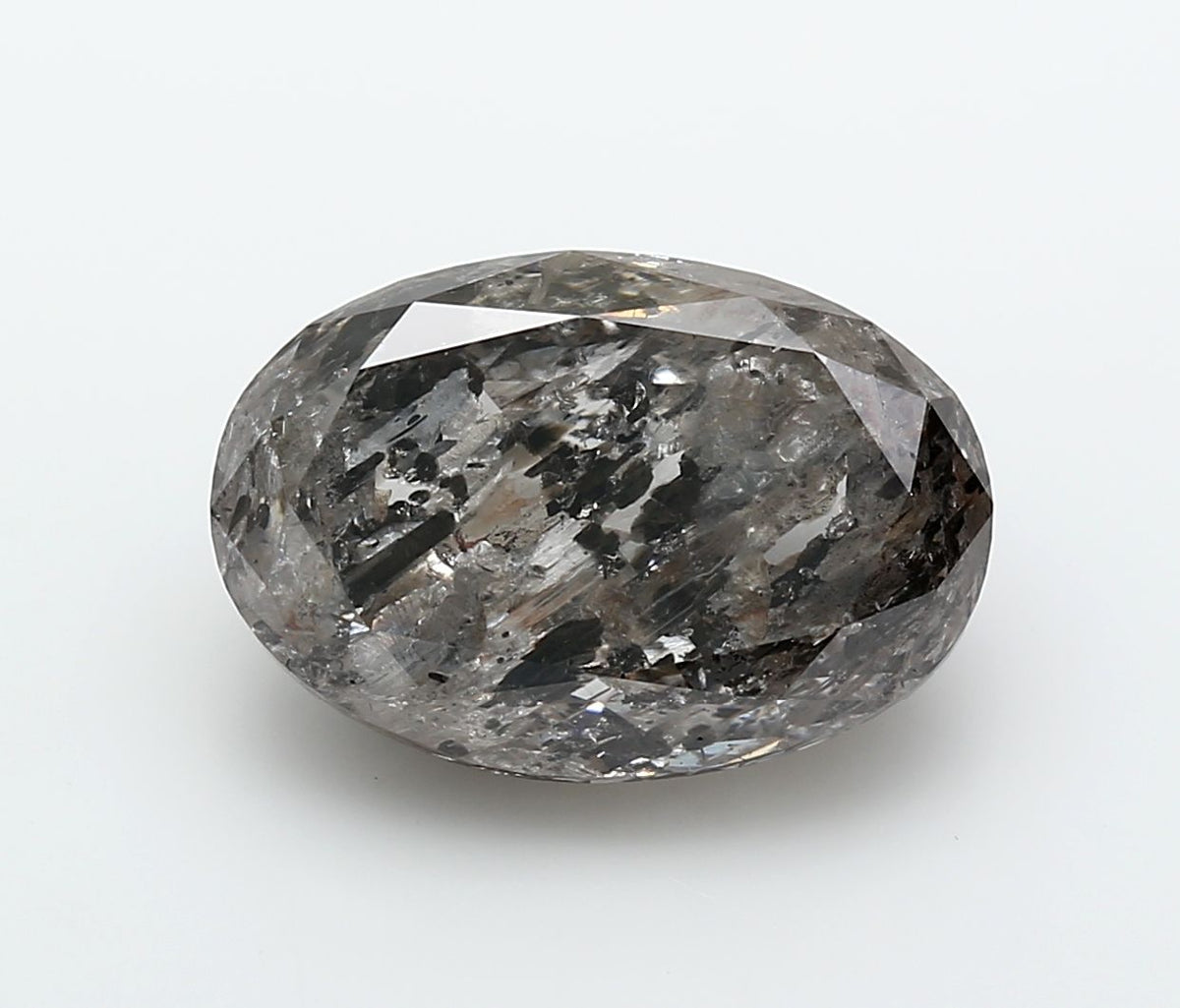 Oval Fancy Gray Natural Diamond 9.42ct I3 loose diamond