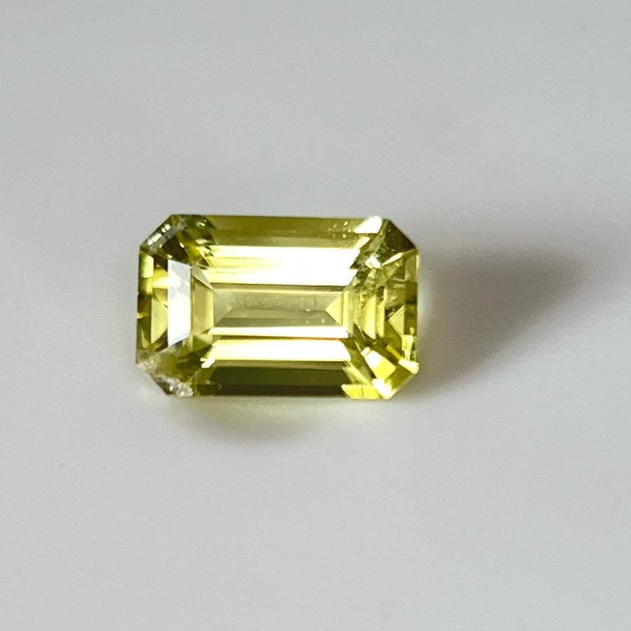 Emerald Yellow Tourmaline 1.2ct loose gemstone