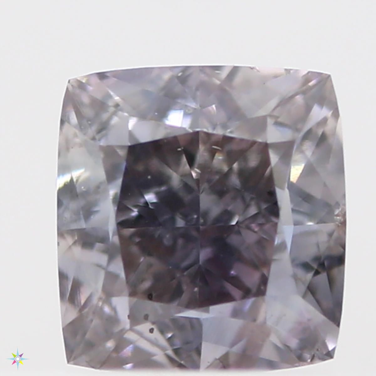 Cushion Fancy Gray Natural Diamond 0.4ct SI2 loose diamond