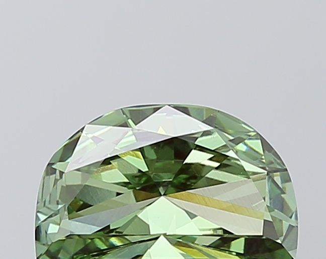 Half Moon Fancy Vivid Green Lab-grown Diamond 1.07ct VS1 loose diamond