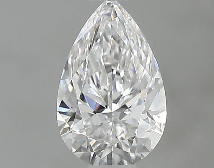 Pear Natural Diamond 0.60ct D IF