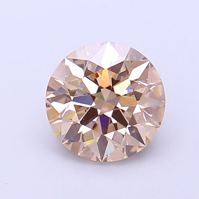Round Fancy Light Brown Lab-grown Diamond 1.49ct VS1 loose diamond