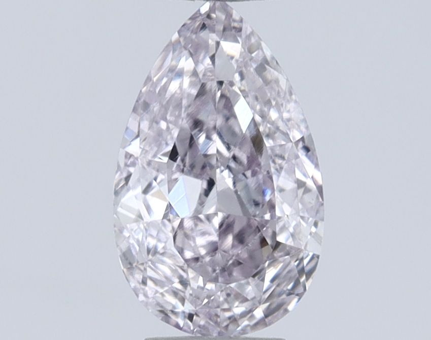 Pear Fancy Light Pinkish Purple Natural Diamond 0.49ct I1 loose diamond