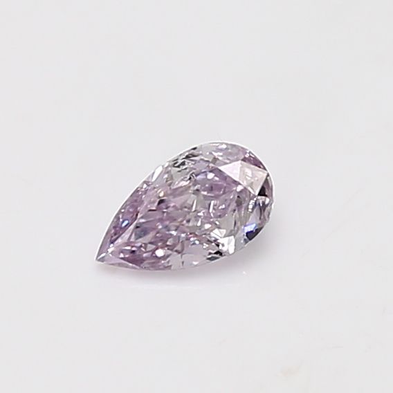 Pear Fancy Pink Purple Natural Diamond 0.25ct SI2 loose diamond