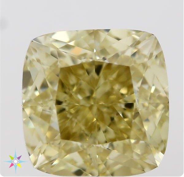 Cushion Fancy Brownish Yellow Natural Diamond 1.32ct VVS2 loose diamond