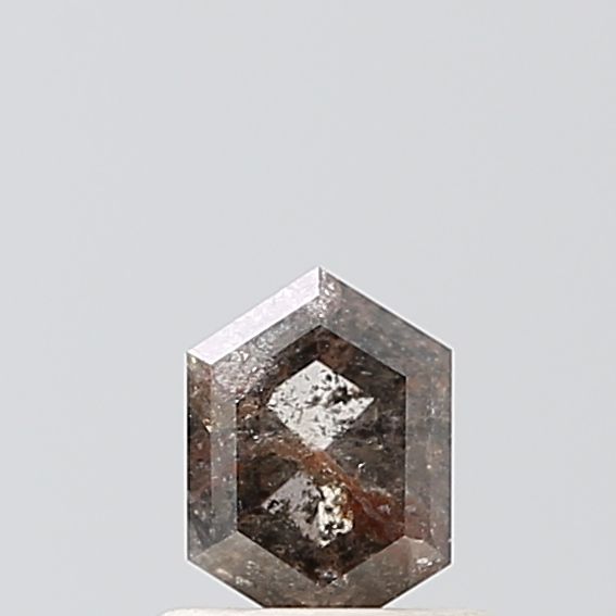 Hexagonal Salt And Pepper Natural Diamond 0.72ct VVS2 loose diamond