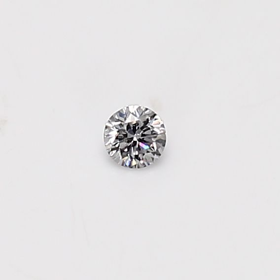 Round Gray Natural Diamond 0.06ct loose diamond