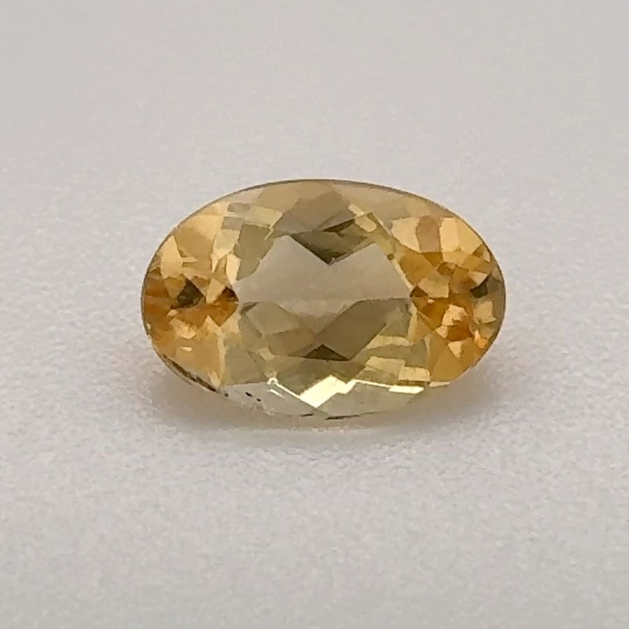 Oval Yellow Topaz 0.705ct loose gemstone