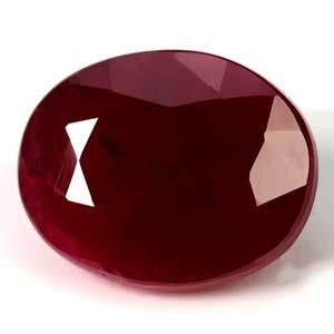 Oval Red Ruby 3.55ct loose gemstone