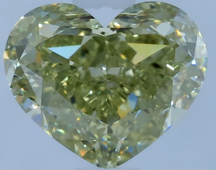 Heart Fancy Grayish Greenish Chameleon Natural Diamond 0.7ct VS1 loose diamond