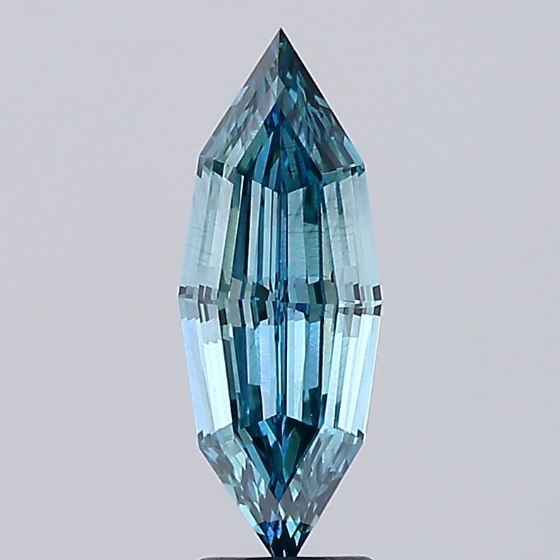 Other Fancy Vivid Blueish Green Lab-grown Diamond 3.15ct VS2 loose diamond