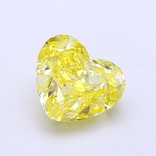Heart Fancy Intense Yellow Lab-grown Diamond 1.01ct VVS1 loose diamond