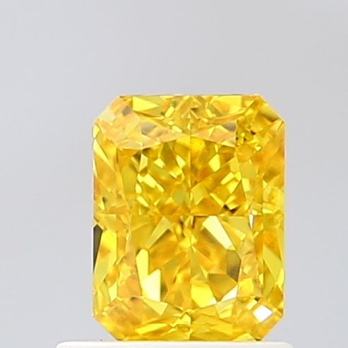 Radiant Fancy Vivid Yellow Lab-grown Diamond 1.09ct VVS1 loose diamond