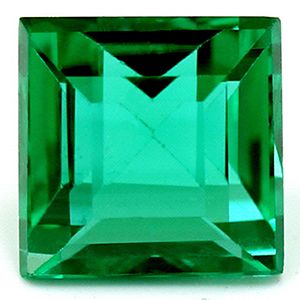 Square Green Emerald 1.1ct loose gemstone