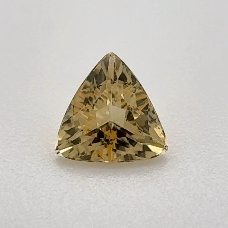 Trilliant Yellow Topaz 0.695ct loose gemstone