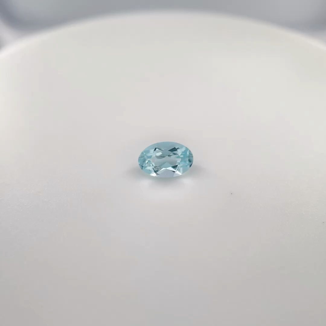 Oval Blue Aquamarine 0.57ct loose gemstone