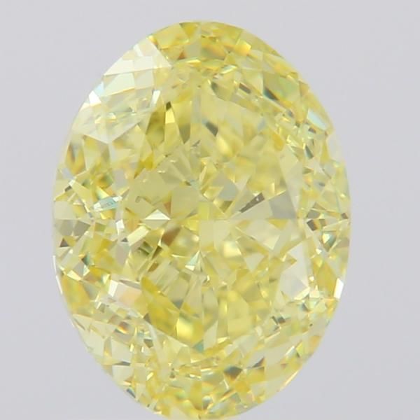 Oval Fancy Yellow Natural Diamond 1.31ct VS1 loose diamond
