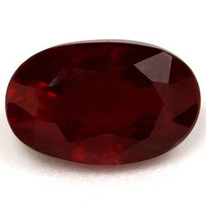 Oval Red Ruby 1.02ct loose gemstone