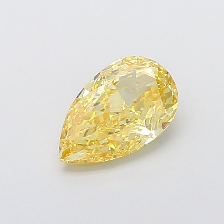Pear Fancy Intense Yellow Lab-grown Diamond 2.03ct VVS2 loose diamond