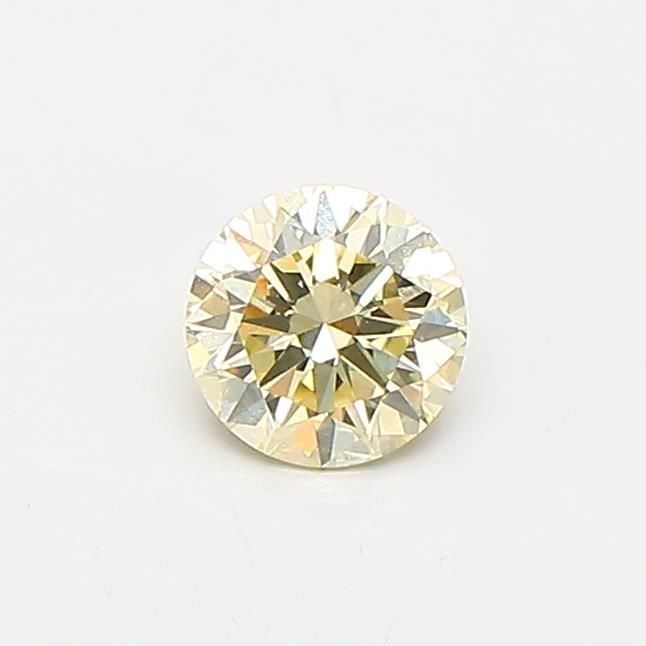 Round Fancy Light Yellow Lab-grown Diamond 0.29ct VVS1 loose diamond