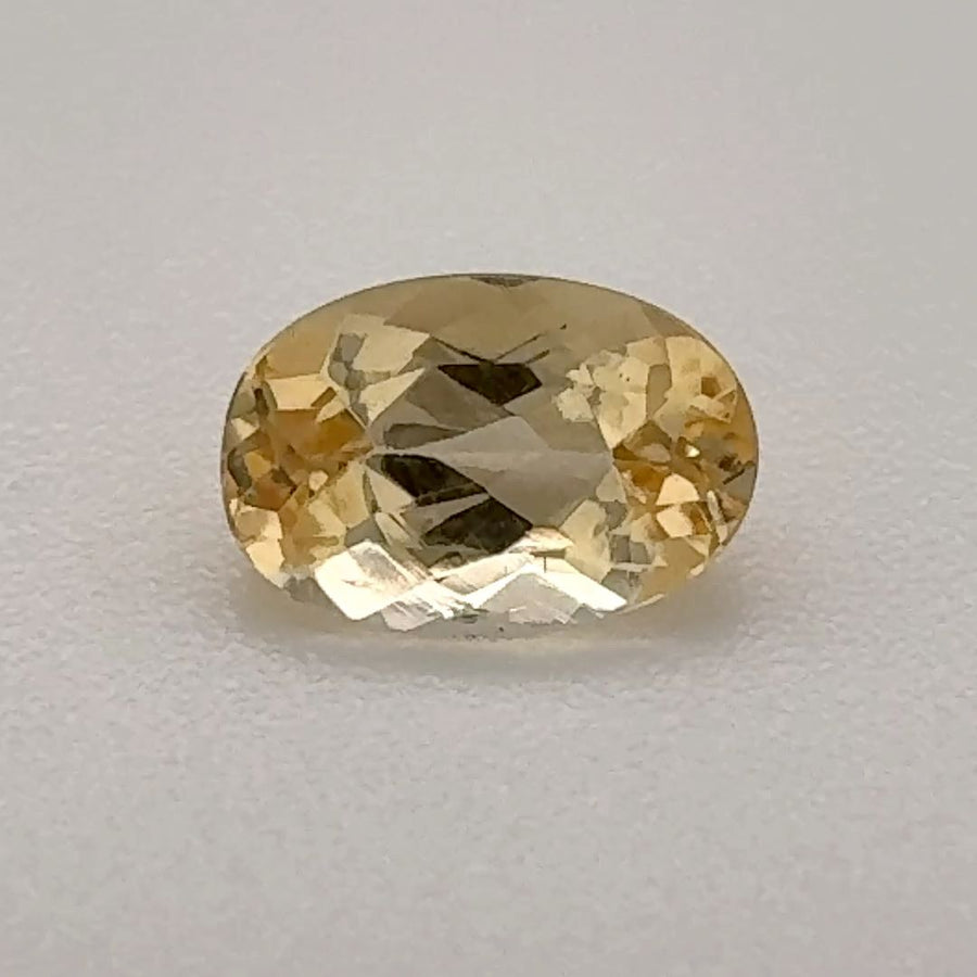 Oval Yellow Topaz 0.66ct loose gemstone