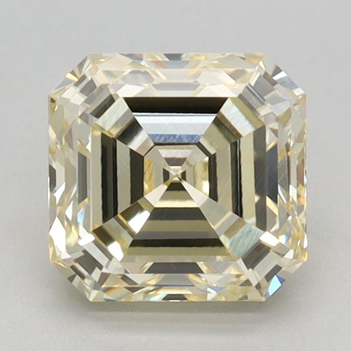Square Emerald Fancy Intense Yellow Lab-grown Diamond 1.28ct VS1 loose diamond