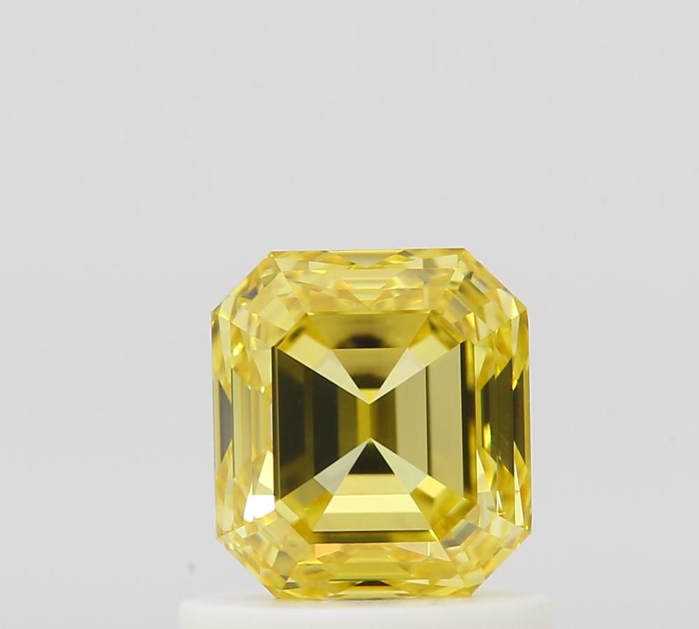 Emerald Fancy Vivid Yellow Natural Diamond 1.01ct IF loose diamond