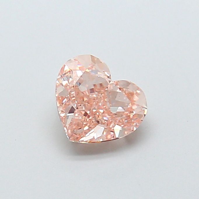 Heart Fancy Light Pinkish Brown Lab-grown Diamond 1.11ct VS1 loose diamond
