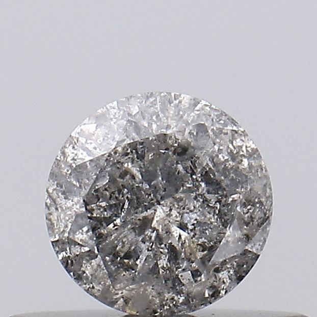 Round Salt And Pepper Natural Diamond 0.28ct I3 loose diamond