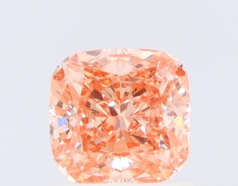Cushion Fancy Orange Lab-grown Diamond 1.02ct VS1 loose diamond