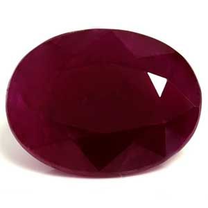Oval Red Ruby 3.9ct loose gemstone