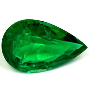 Pear Green Emerald 1.55ct loose gemstone