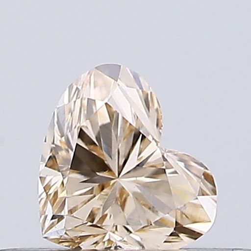 Heart Fancy Light Brown Natural Diamond 0.21ct VS2 loose diamond
