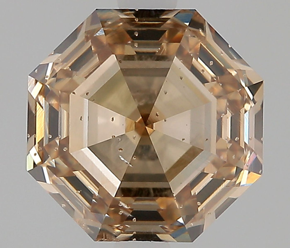 Octagonal Fancy Light Brown Natural Diamond 1.21ct SI1 loose diamond