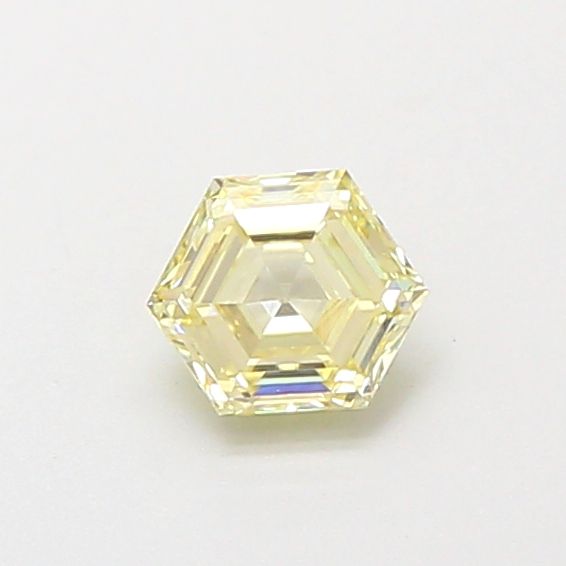 Octagonal Fancy Vivid Yellow Lab-grown Diamond 0.31ct VVS2 loose diamond