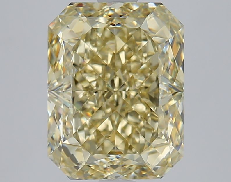 Radiant Fancy Yellow Natural Diamond 3.11ct SI1 loose diamond