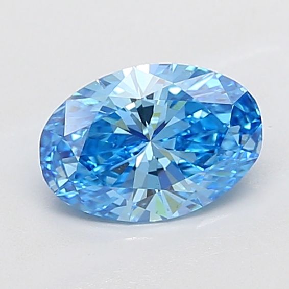 Oval Fancy Vivid Blue Lab-grown Diamond 1.51ct VS1 loose diamond