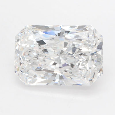 Radiant Lab-Grown Diamond 2.62ct D IF