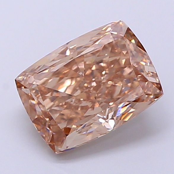 Cushion Fancy Light Brown Lab-grown Diamond 2.13ct VS1 loose diamond