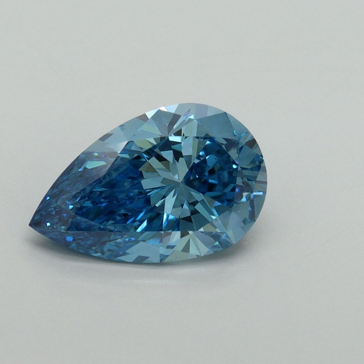 Pear Fancy Vivid Blue Lab-grown Diamond 2.09ct VS2 loose diamond