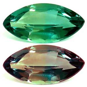 Marquise Green Alexandrite 0.1ct loose gemstone