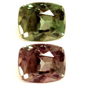 Cushion Green Alexandrite 0.62ct loose gemstone